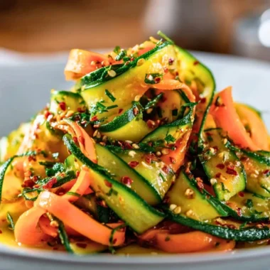 Bowl of Asian Carrot Salad with vibrant colors and fresh ingredients
