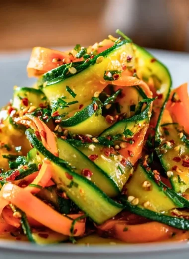 Bowl of Asian Carrot Salad with vibrant colors and fresh ingredients