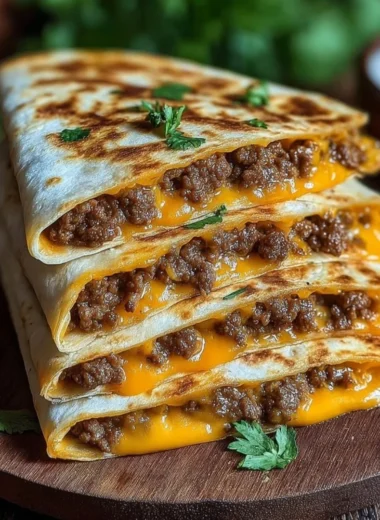 Delicious Smashburger Quesadillas filled with flavor and fresh ingredients
