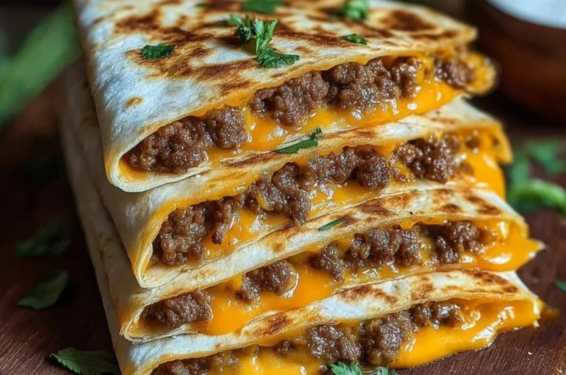 Delicious Smashburger Quesadillas filled with flavor and fresh ingredients