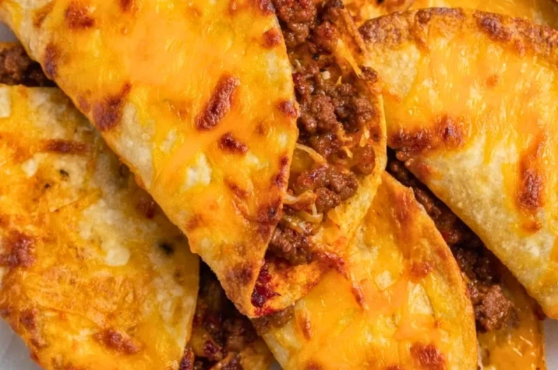 Delicious sheet pan tacos ready to be served, with fresh toppings and ingredients.