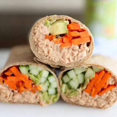 Delicious spicy tuna wraps with fresh ingredients and vibrant flavors