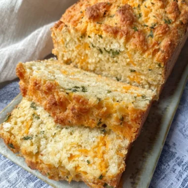 Freshly baked Cheddar Bay Biscuit Bread served warm with butter.