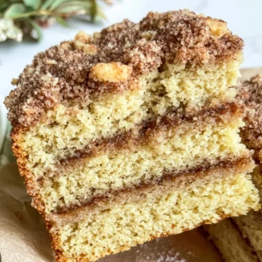 Healthy Starbucks Coffee Cake recipe with grain-free and dairy-free options