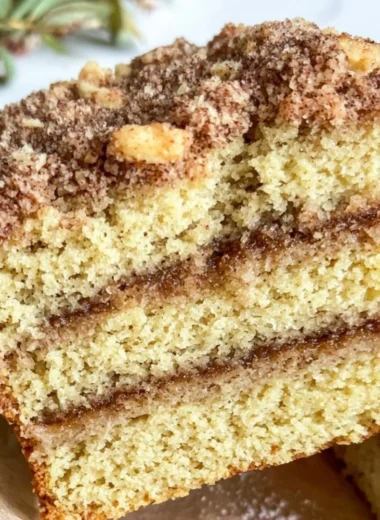 Healthy Starbucks Coffee Cake recipe with grain-free and dairy-free options