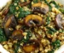 Mushroom & Spinach Cauliflower Rice
