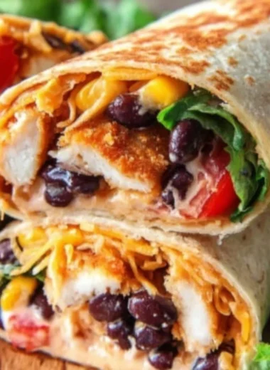 Delicious Southwest Chicken Wraps with fresh ingredients and bold flavors