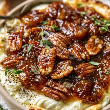 Delicious Baked Feta Dip served with pita and veggies