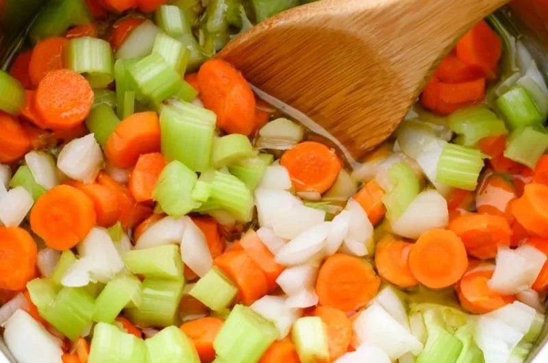 Clean eating Instant Pot chicken with fresh veggies for a healthy meal