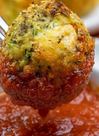 Cozy zucchini garlic bites fresh out of the oven, garnished with herbs.